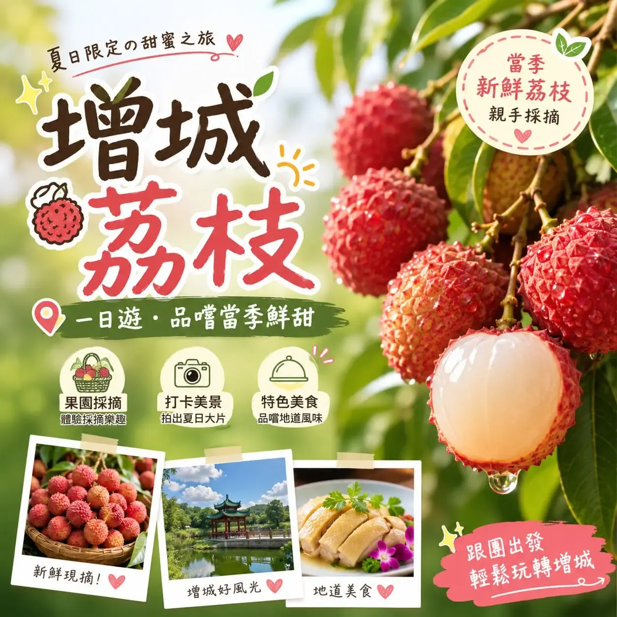 增城荔枝團攻略2026｜永安旅遊$119任摘任食嶺南佳果+打卡萬象濱海購物村