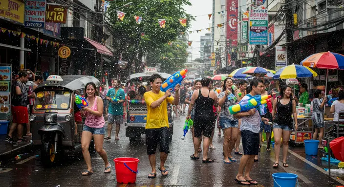 曼谷都市中心的濕身派對 (Bangkok Urban Water Fight)