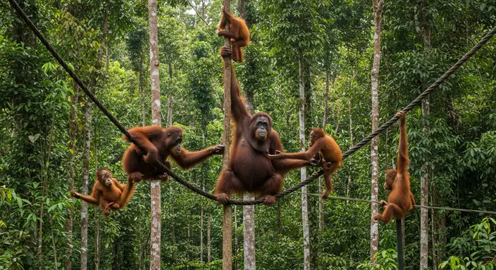  西必洛人猿保護中心 (Sepilok Orangutan Rehabilitation Centre)