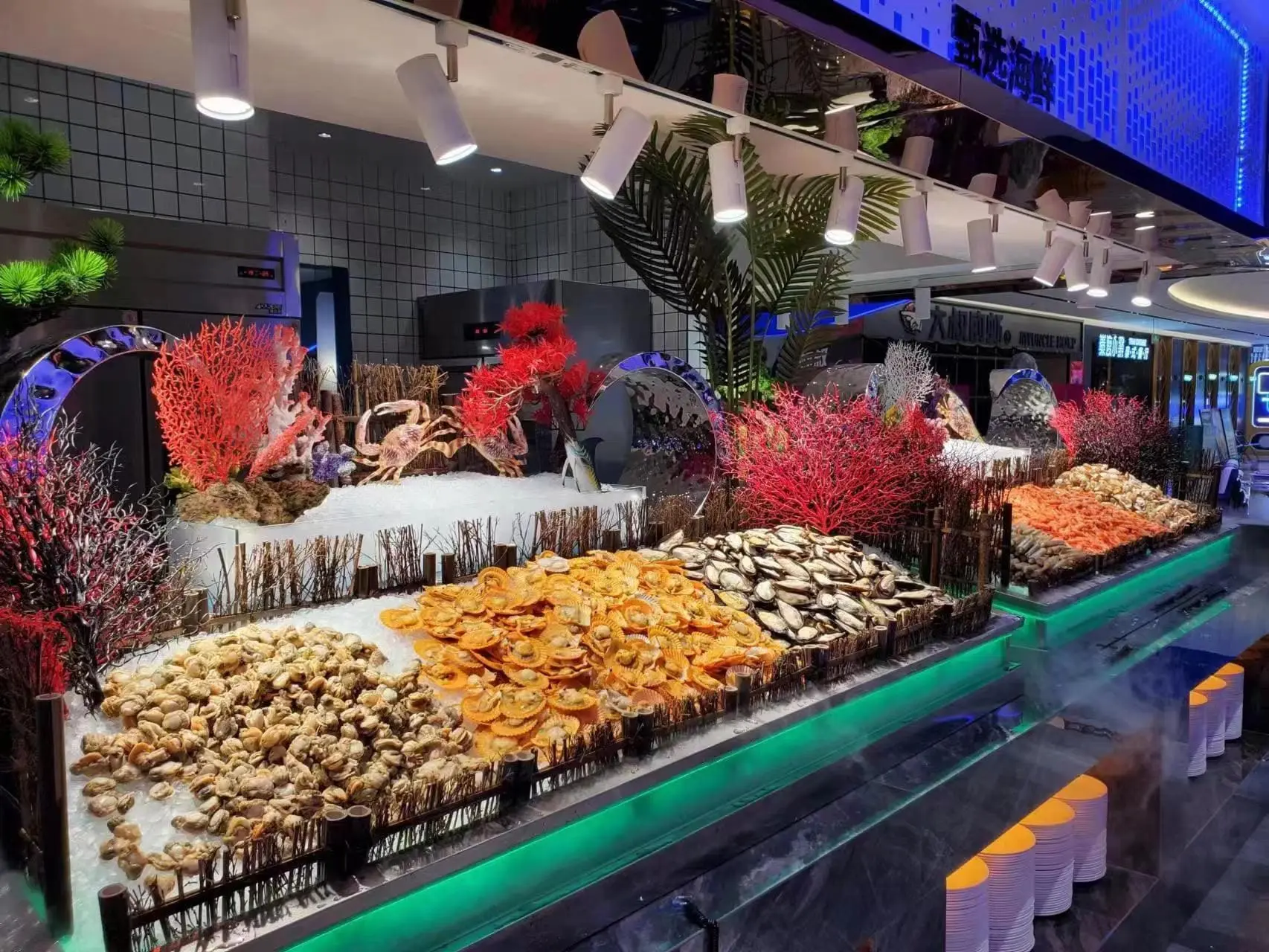 豐盛海鮮自助火鍋+鐵板燒自助餐