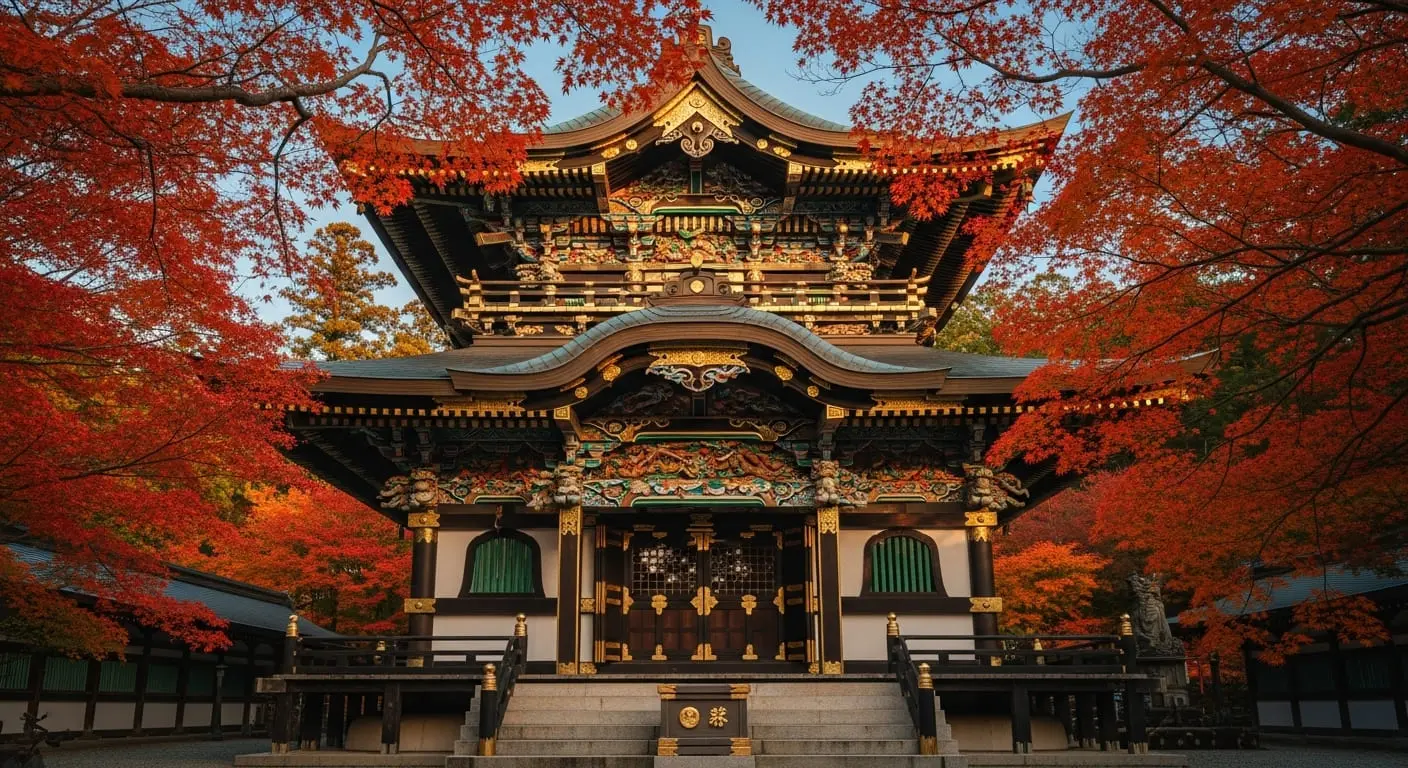 瑞鳳殿陵廟與紅葉