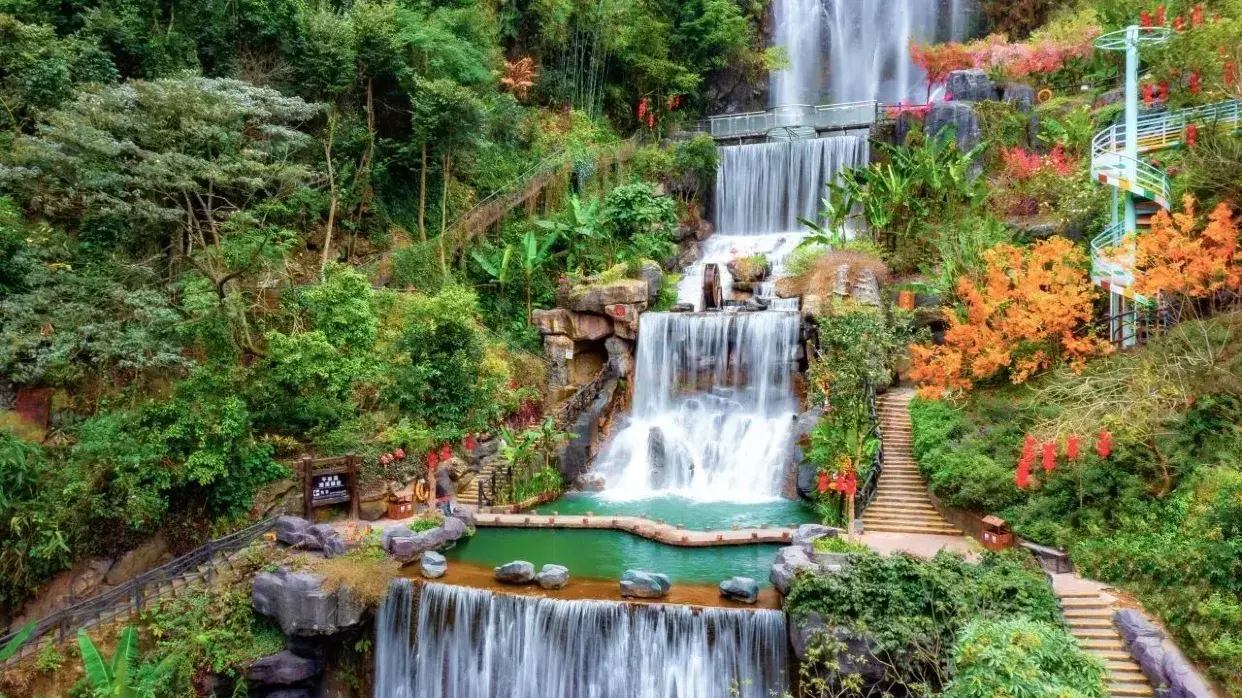 千谷溪九重飛瀑（筆架山大瀑布）