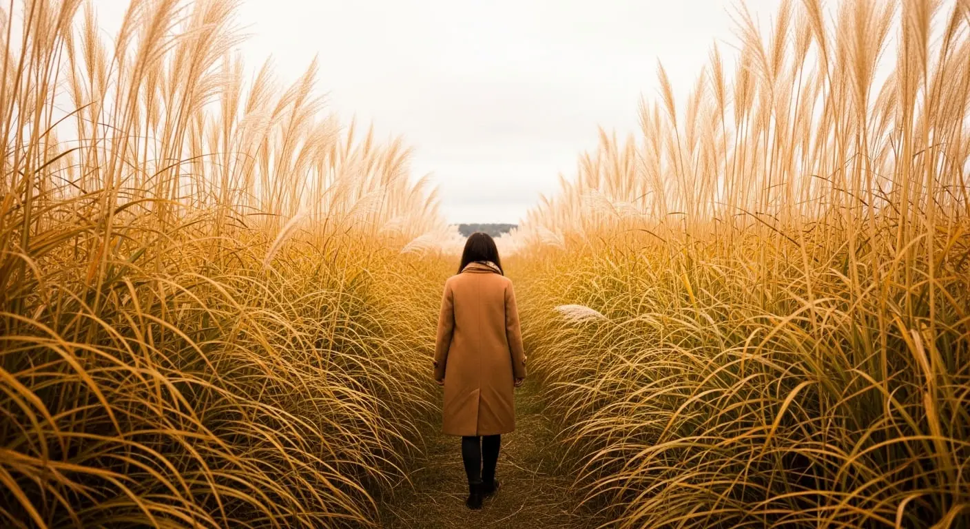 仙石原芒草與紅葉