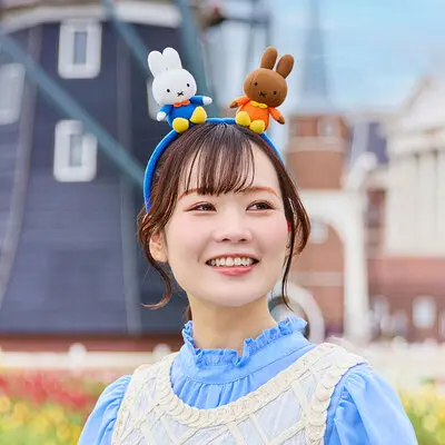 Miffy &Melanie plush toy Headband