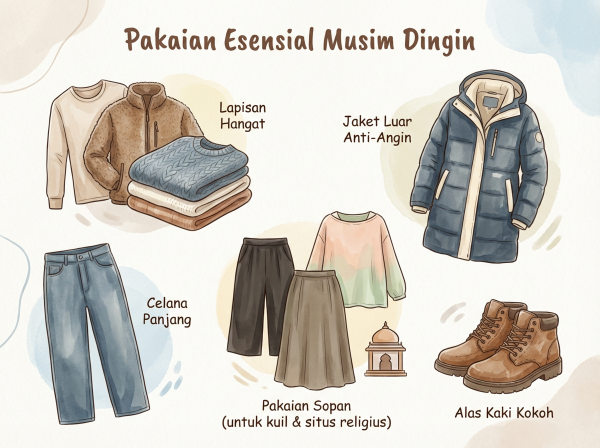 Panduan Pakaian Musim Dingin