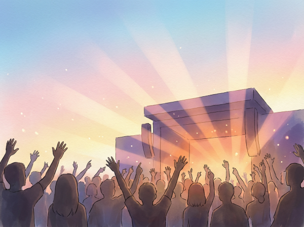 夏のライブイラスト