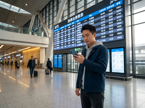 中国の駅選び Step 3:列車本数・所要時間・料金も比べる