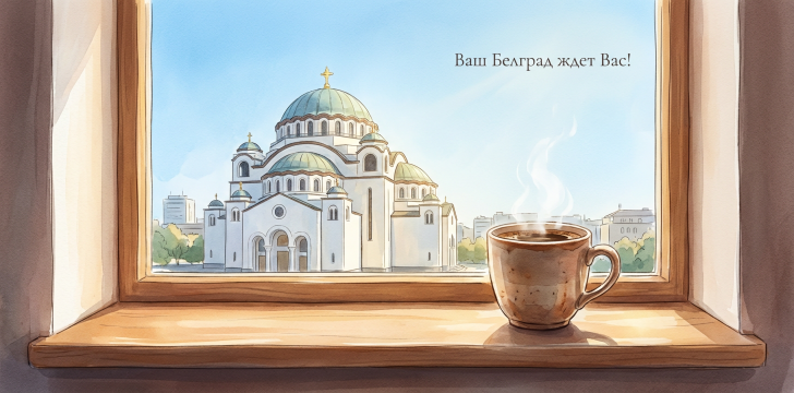 Окно с видом на храм.