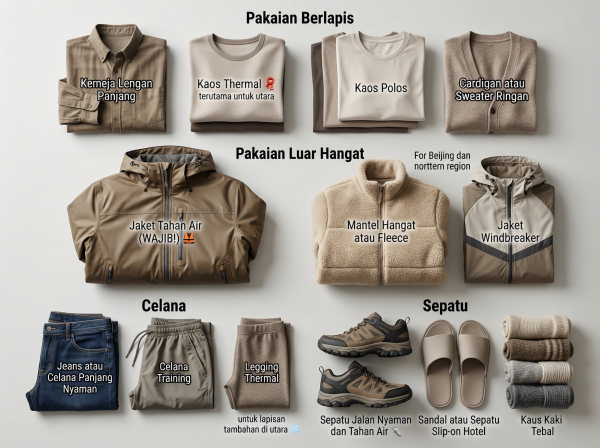 Panduan Pakaian Perjalanan