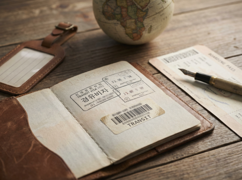 경유비자 필요 조건