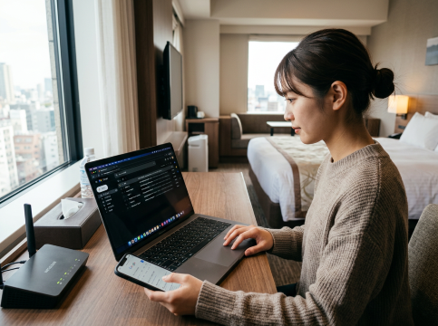 ホテルWi-FiでもGmailやGoogleは使えますか？