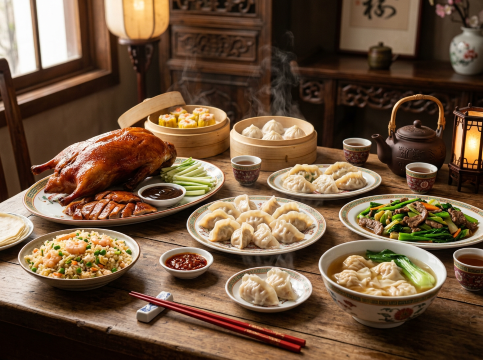 O que é a comida chinesa?