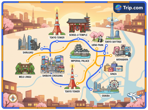 Create Tokyo map in Engliah