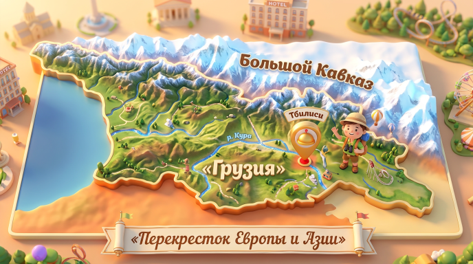 Карта Грузии