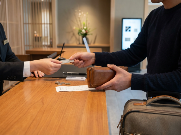 일본 숙박세 지불 방법