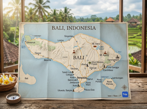 Bali Map Guide: Best Areas and Excellent Travel Tips | Trip.com