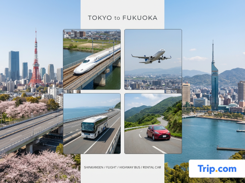 Tokyo to Fukuoka Travel Guide 2026: Shinkansen, Flights, Buses & Cars | Trip.com