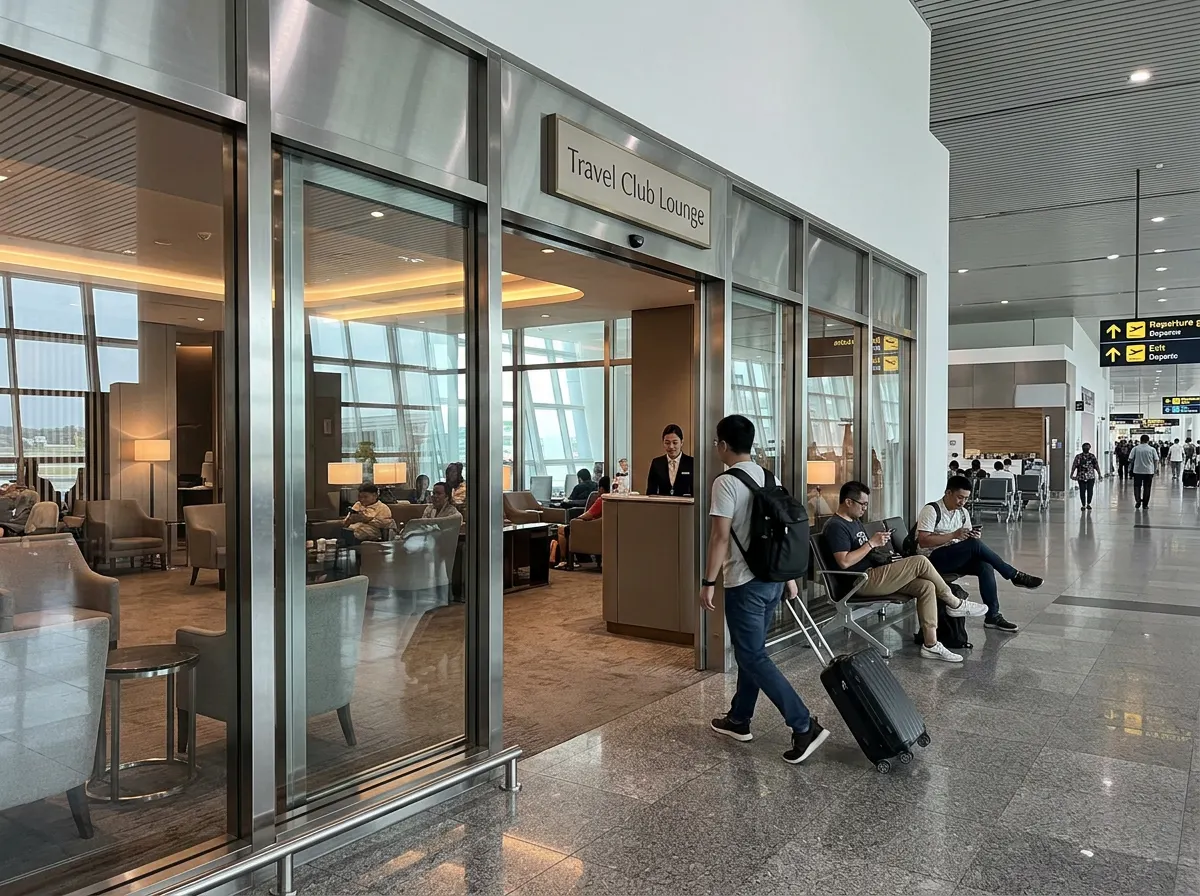 ห้องรับรองหลักเพียงแห่งเดียวที่สนามบินโคตาคินาบาลูคือ "ห้องรับรองทราเวลคลับ"