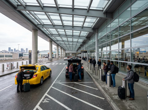 Airport DiDi Pickup Area