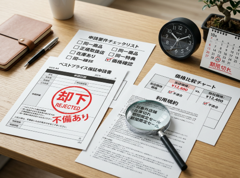 ベストプライス保証が却下される主な原因