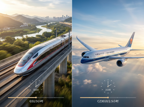 中国新幹線と飛行機はどっち？まずは総所要時間で比較する