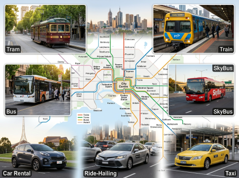 Melbourne Transport Map