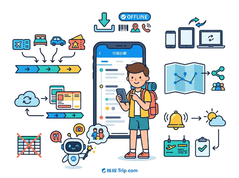 Trip Planner 行程規劃器圖示