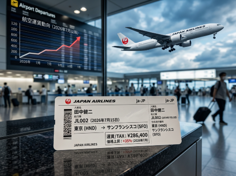 2026年7月から飛行機の値段が上がった理由