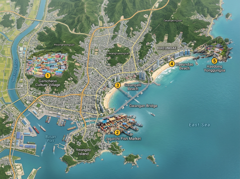 Busan Map