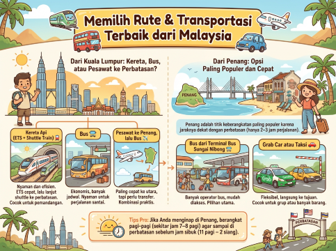 Menyeberang Perbatasan Malaysia–Thailand dengan Bus: Panduan Lengkap untuk Wisatawan Indonesia|Trip.com