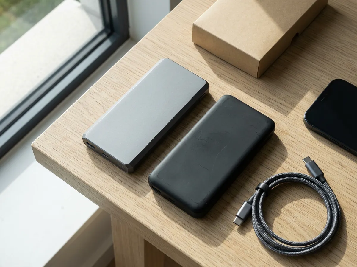 Power Bank type on Plane