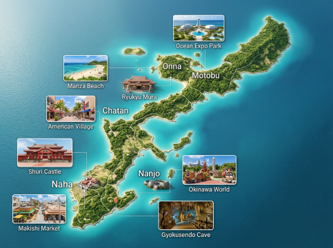 Okinawa Tourist Map