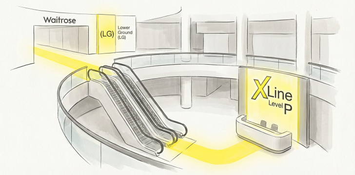 Схема Dubai Marina.