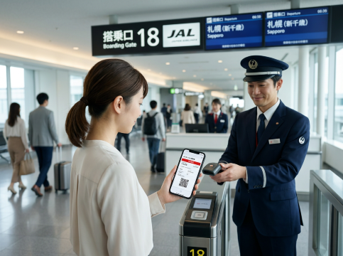 JALモバイル搭乗券利用時の注意点