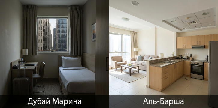 Дубай: два жилья