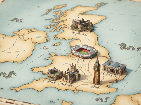 UK Tourist Map