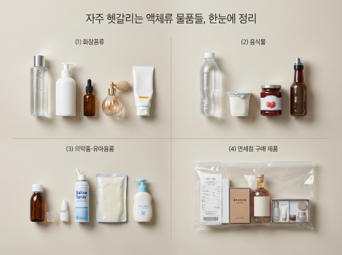 기내 수하물 액체 규정