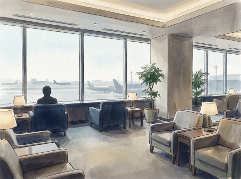 福岡空港ラウンジ