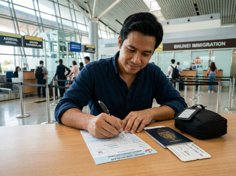 When to Fill in the Brunei Arrival Card