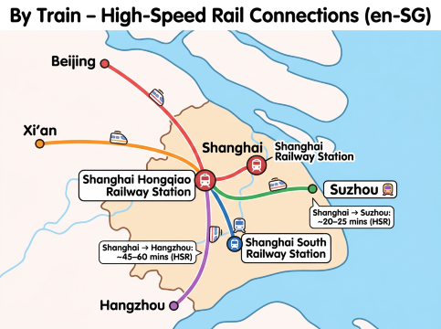 Shanghai Train Map