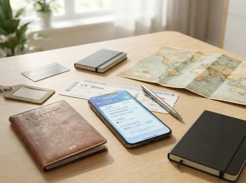 전자 입국 신고서 작성