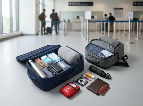 Travel Essentials Display