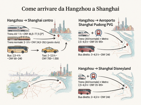 Come arrivare a Shanghai