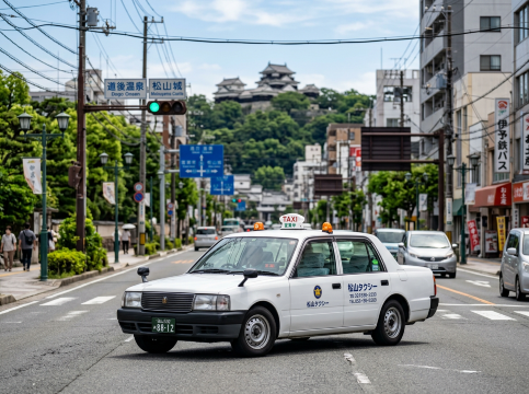 松山空港から道後温泉へタクシーで行く方法｜最速・快適