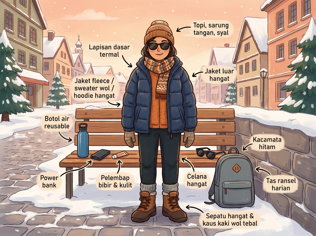Pakaian Hangat Wisatawan