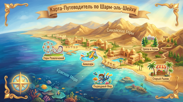 Где лучше отдыхать в Шарм-эль-Шейхе? Обзор бухт | Trip.com