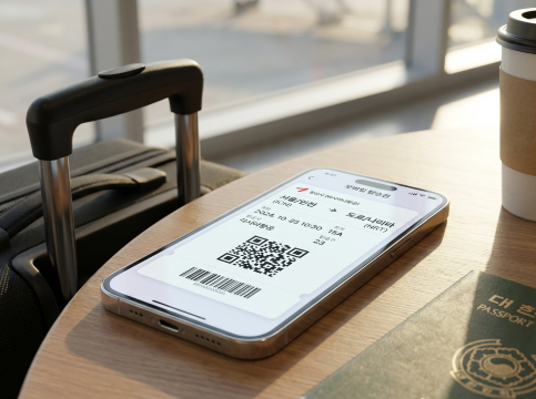 모바일 탑승권 QR 인식 과정과 주의사항