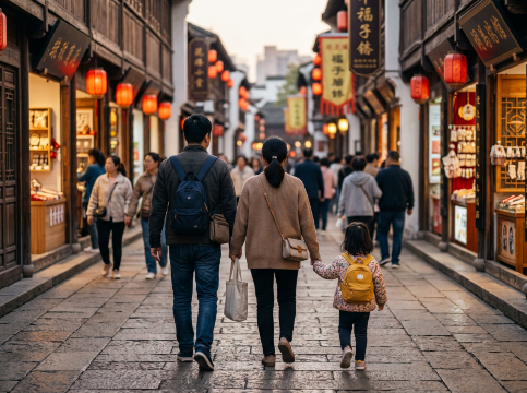 Mit der Familie in Nanjing übernachten