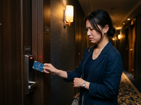 ホテルのカードキーが使えない・反応しないときの対処法