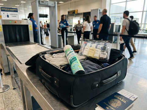 Posso Levar Shampoo a Seco no Avião?